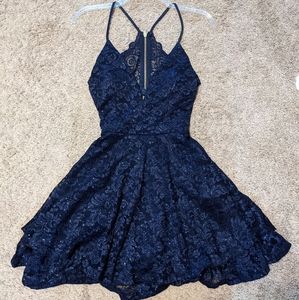 Navy blue party dress